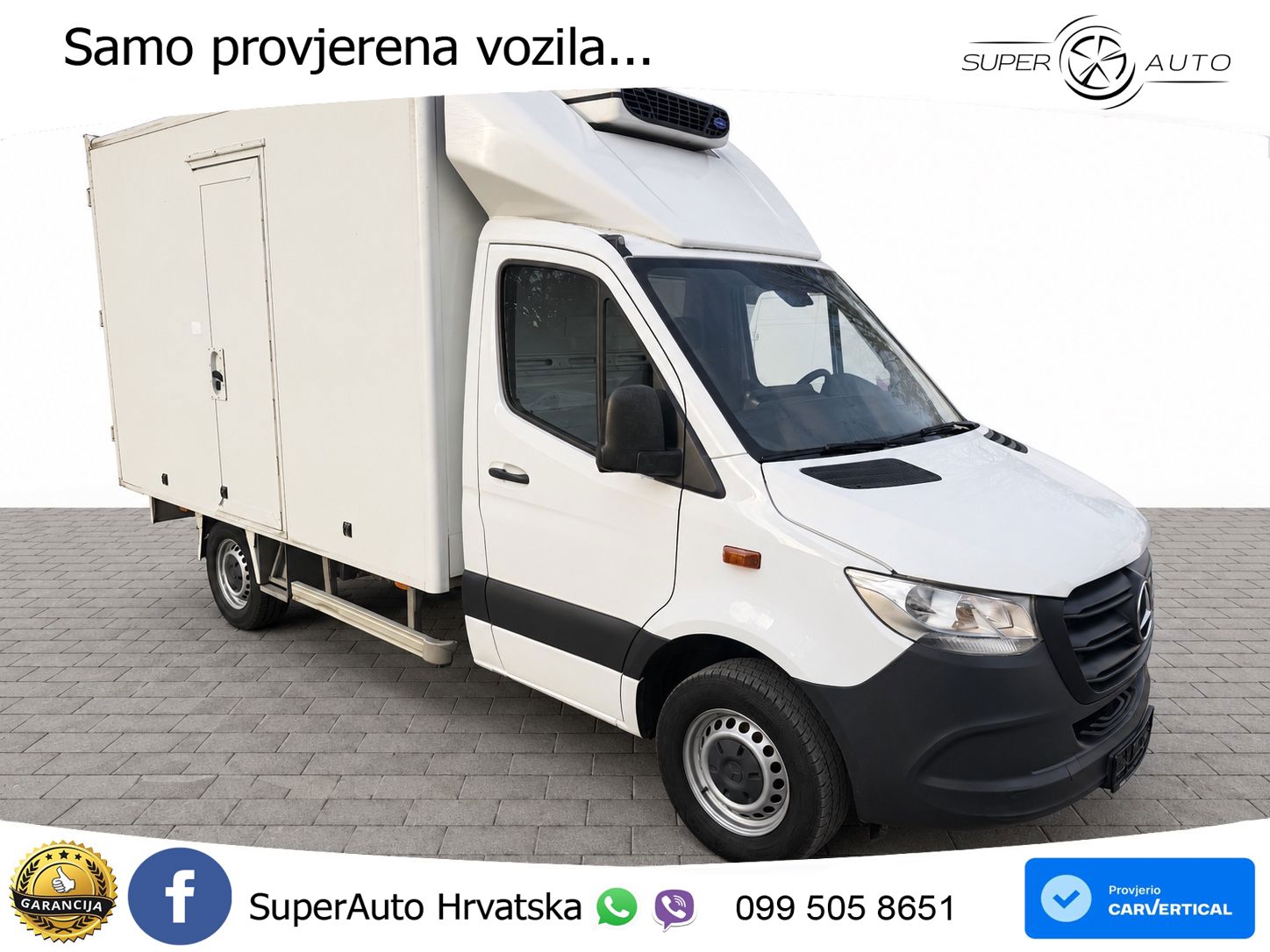 Mercedes-Benz Sprinter 315 Kühlkoffer,Frischdienst 0 Grad, 150 KS