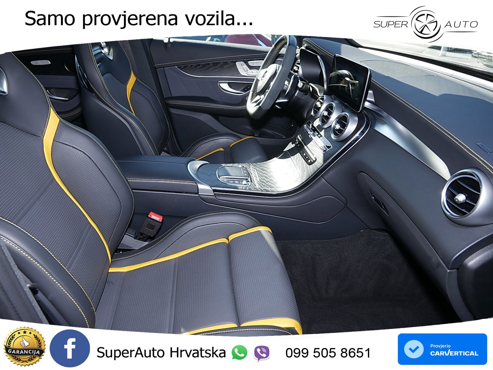 Mercedes AMG GLC 63 S V8 (510 KS) 4MATIC+ MCT ZRAČNI+ACC+GR SJED+360+PANO