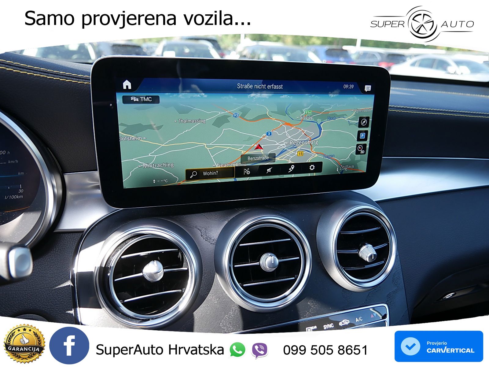 Mercedes AMG GLC 63 S V8 (510 KS) 4MATIC+ MCT ZRAČNI+ACC+GR SJED+360+PANO