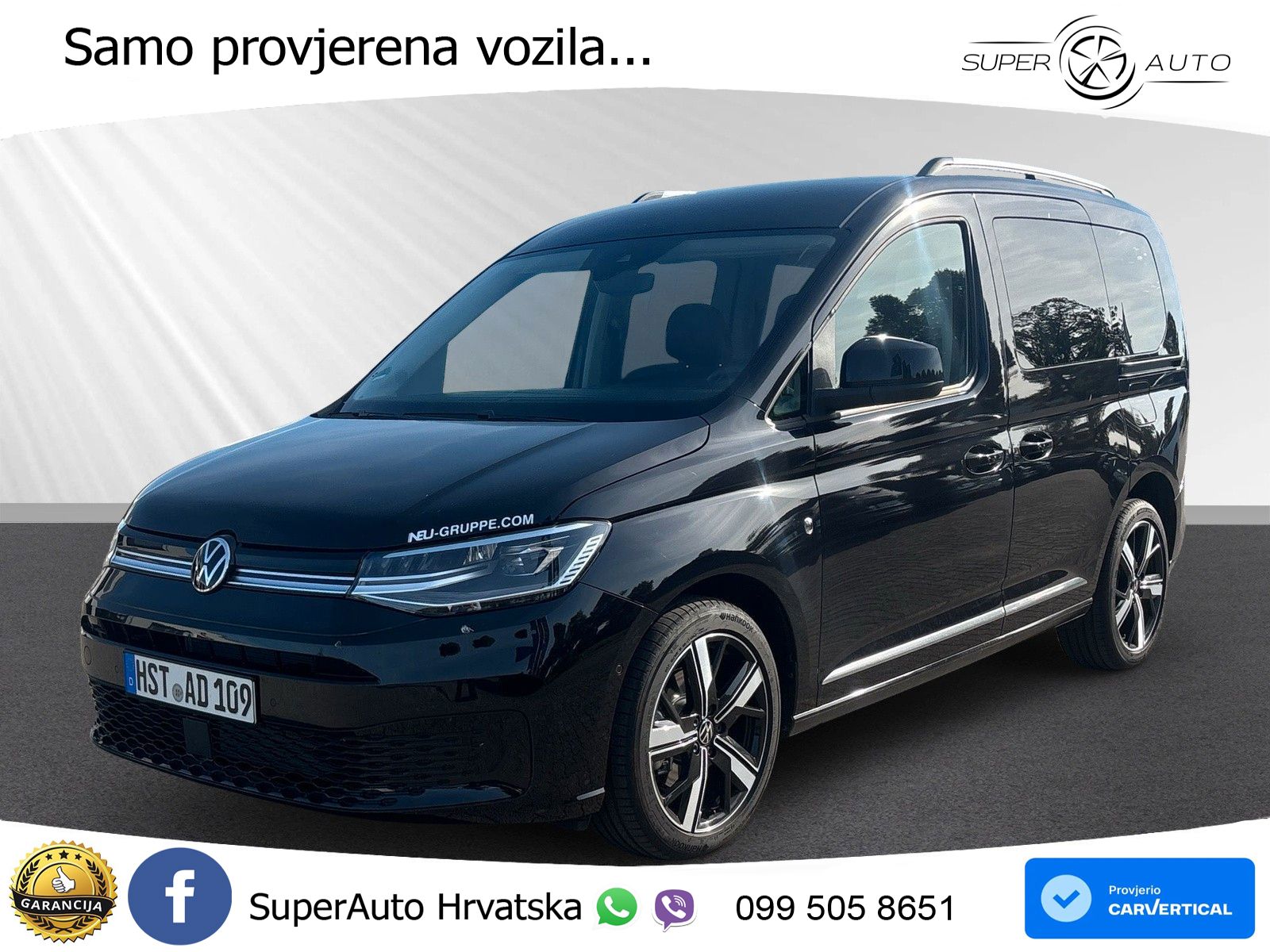 Volkswagen Caddy Style 5-Sitzer Motor: 2.0 TDI 122 KS