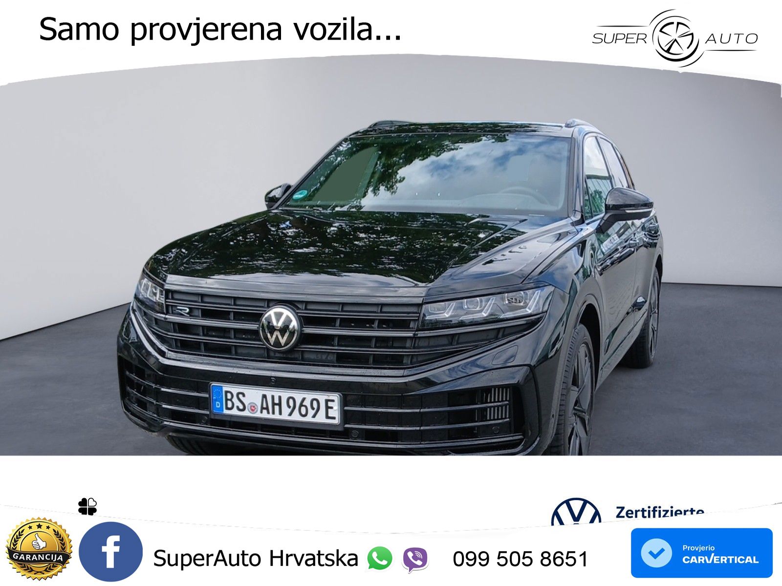 Volkswagen Touareg R 3.0 V6 TFSI (462 KS) 4MOTION Tiptronic ZRAČNI+ACC+4xGR SJED+KAM