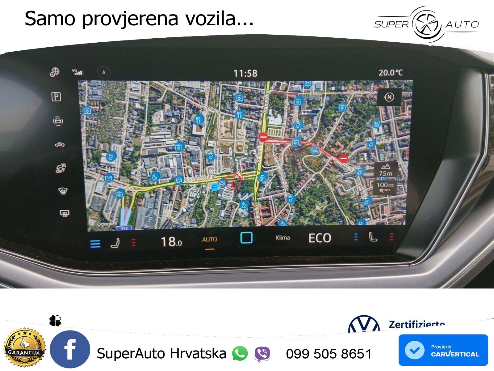 Volkswagen Touareg R 3.0 V6 TFSI (462 KS) 4MOTION Tiptronic ZRAČNI+ACC+4xGR SJED+KAM