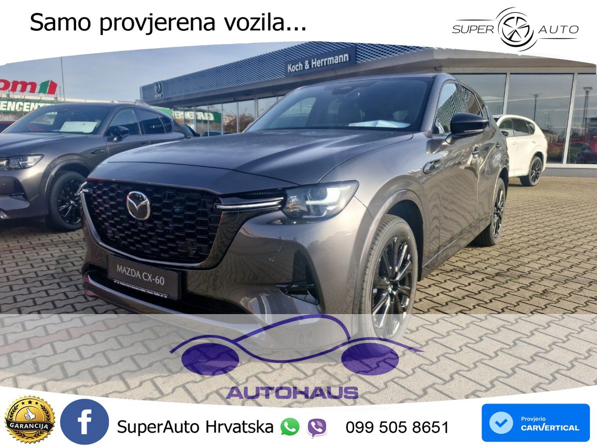 Mazda CX-60 2.5 e-Skyactiv (328 KS) AWD Automatic MATRIX+GR SJED+KAM