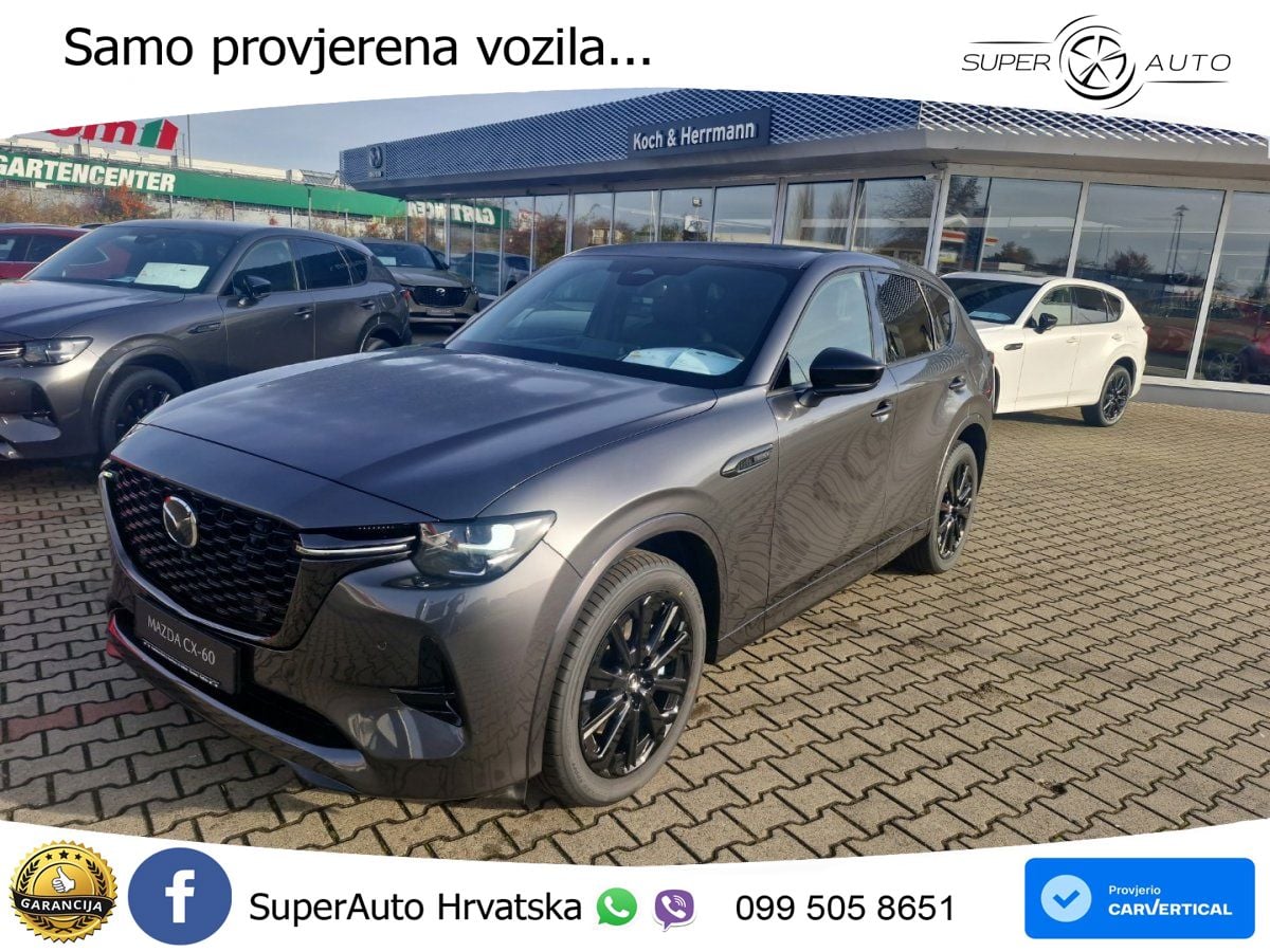 Mazda CX-60 2.5 e-Skyactiv (328 KS) AWD Automatic MATRIX+GR SJED+KAM