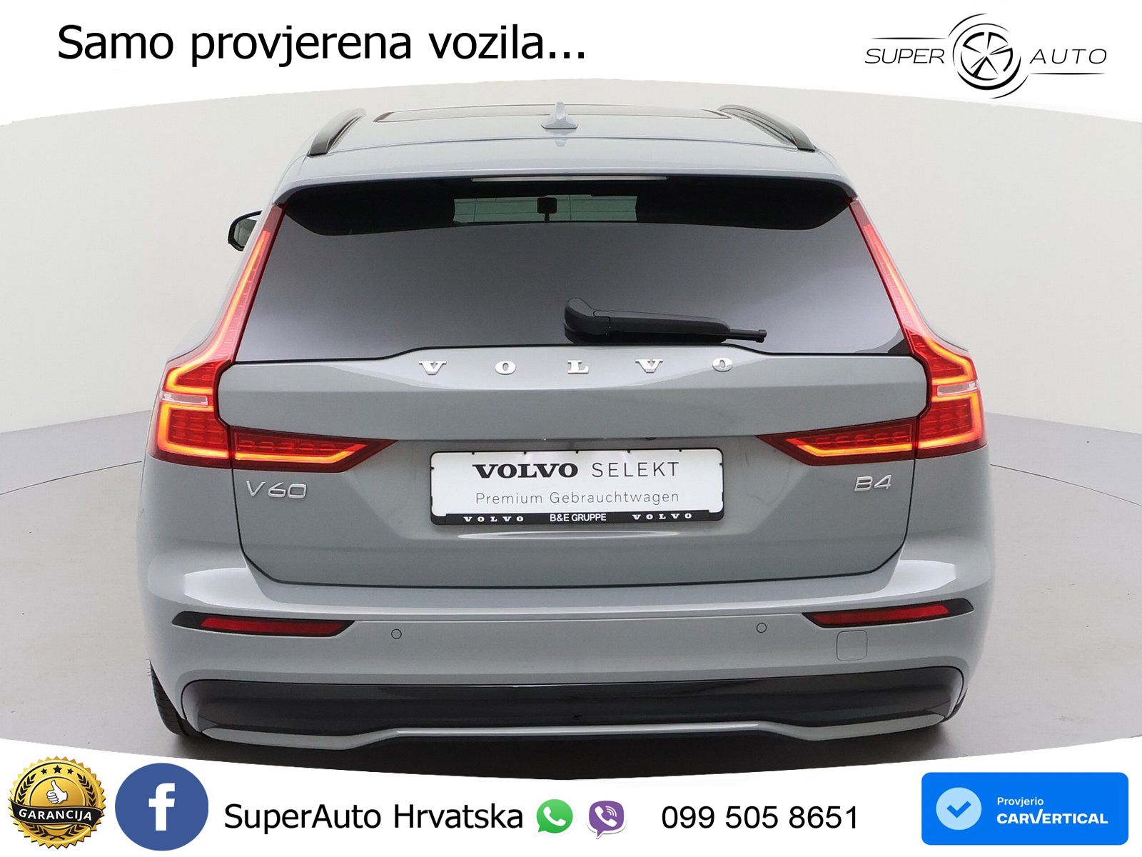 Volvo V60 2.0 B4 Benzin DCT ACC+HEAD+4xGR SJED+360+PANO