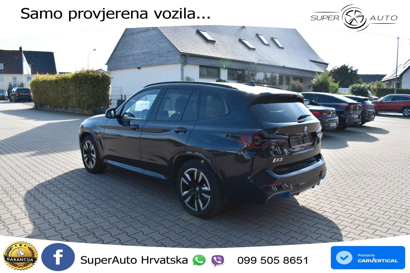 BMW iX3 80 kWh (286 KS) M Sport LED+GR SJED+ACC