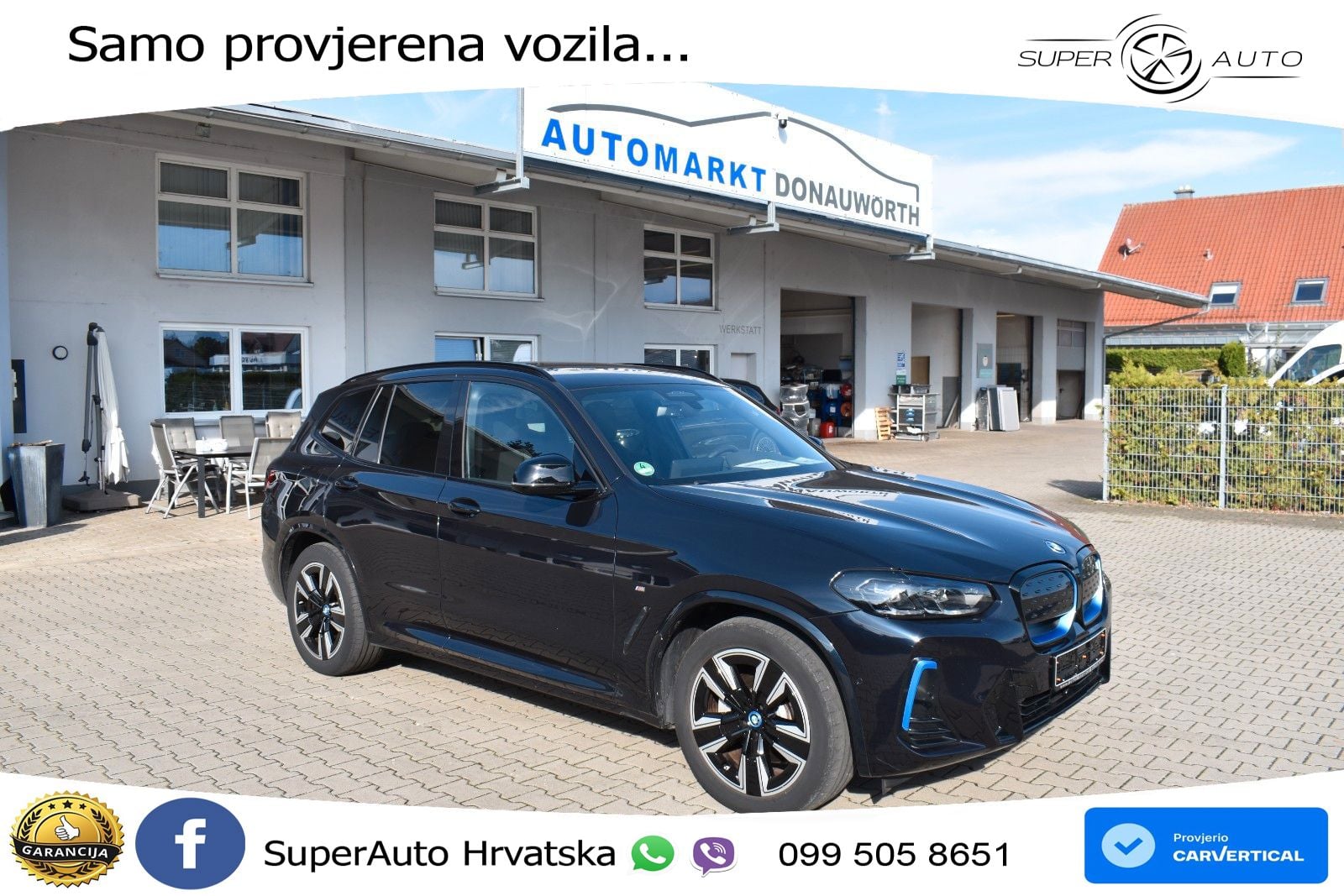 BMW iX3 80 kWh (286 KS) M Sport LED+GR SJED+ACC