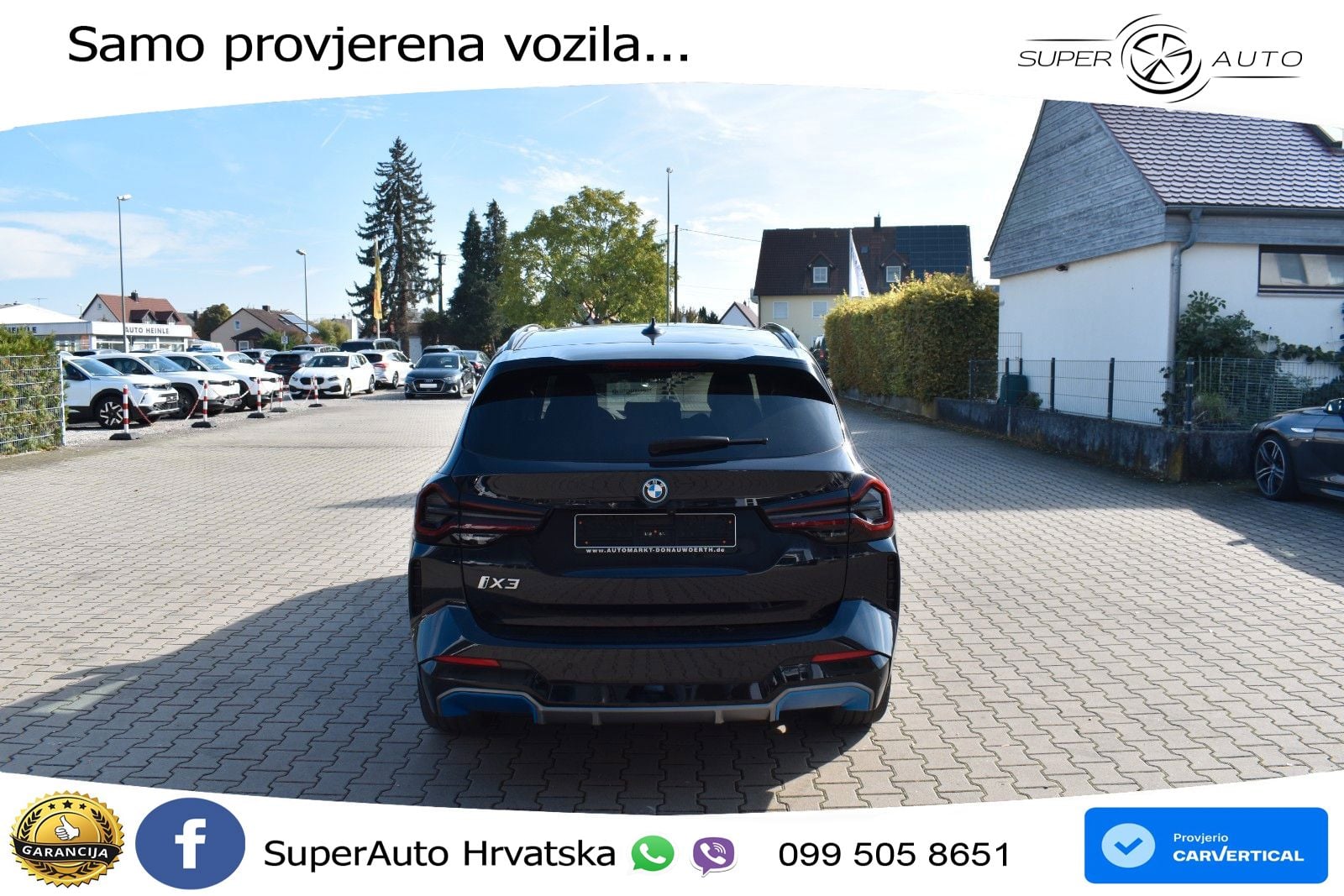 BMW iX3 80 kWh (286 KS) M Sport LED+GR SJED+ACC