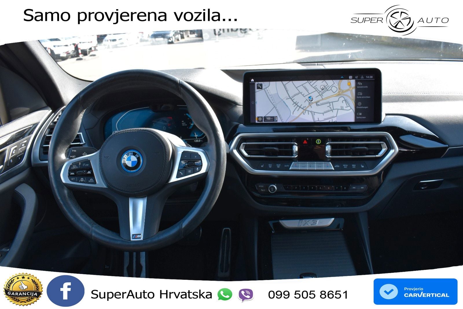 BMW iX3 80 kWh (286 KS) M Sport LED+GR SJED+ACC