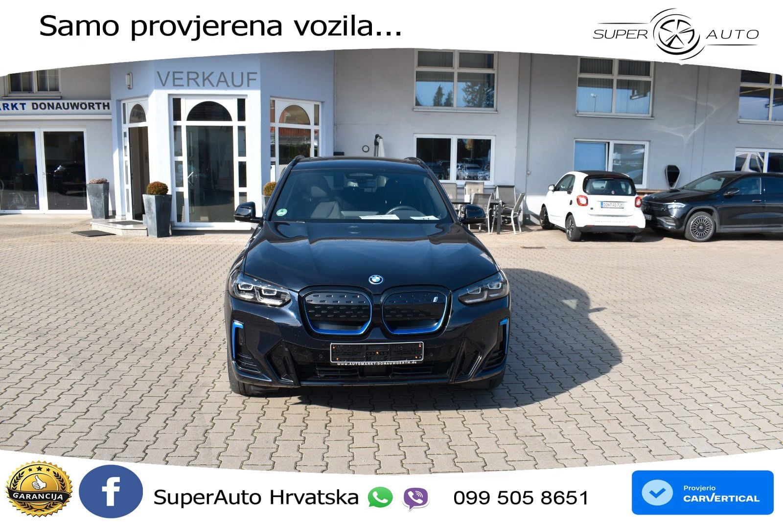 BMW iX3 80 kWh (286 KS) M Sport LED+GR SJED+ACC