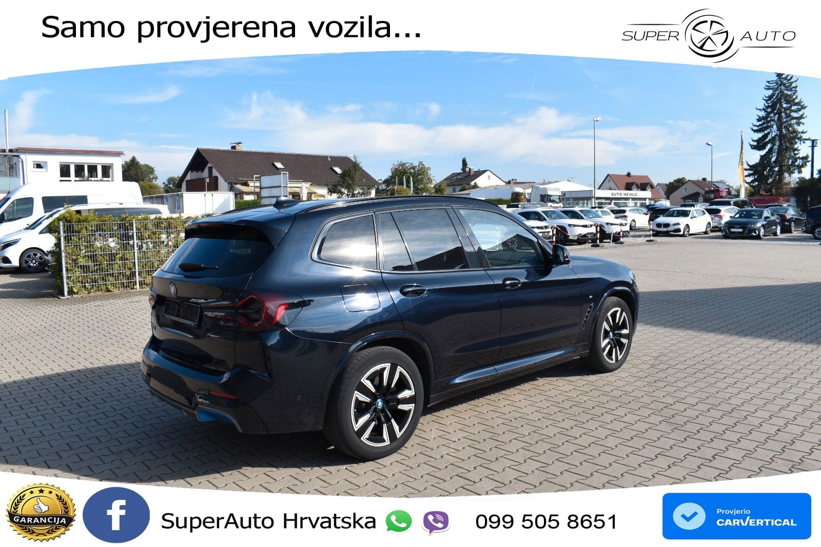 BMW iX3 80 kWh (286 KS) M Sport LED+GR SJED+ACC