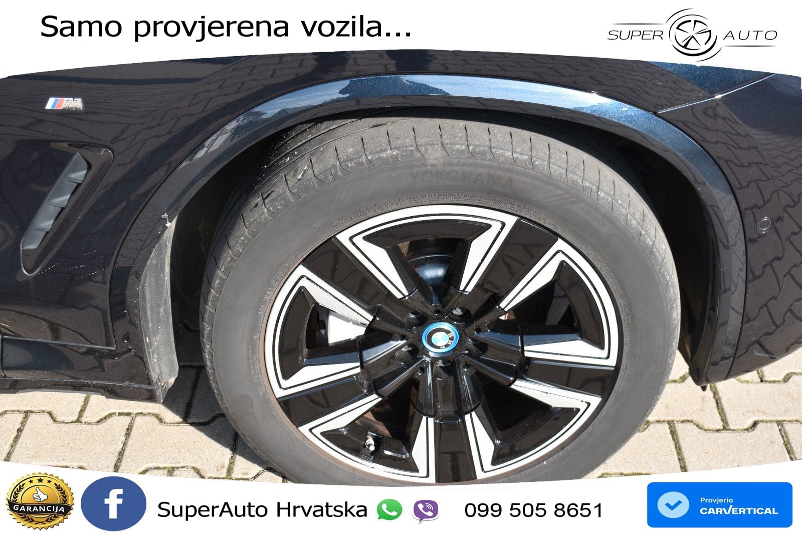 BMW iX3 80 kWh (286 KS) M Sport LED+GR SJED+ACC