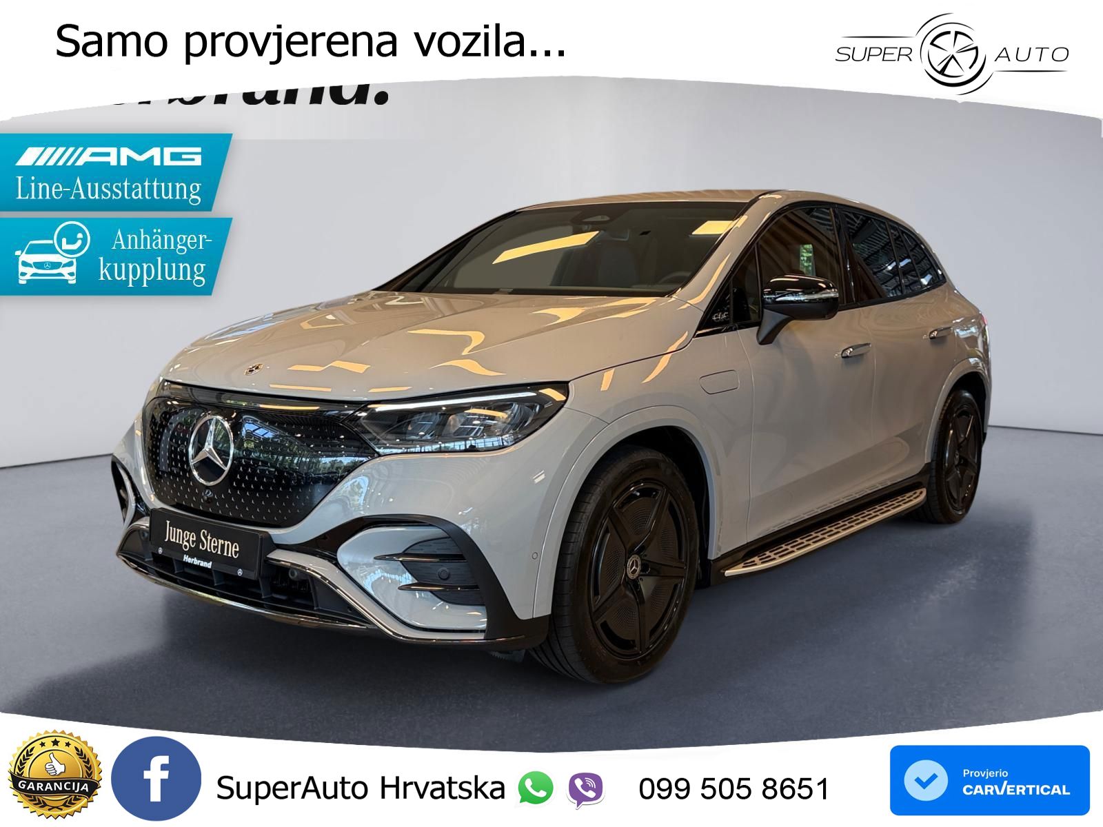 Mercedes EQE SUV 350+ 105 kWh (292 KS) AMG ZRAČNI+ACC+GR SJED+360