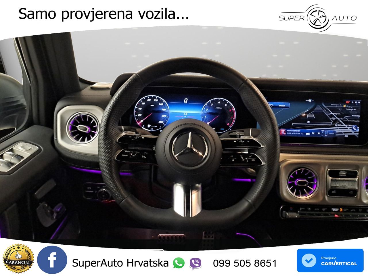 Mercedes G 500 Long (449 KS) 4MATIC 9G-TRONIC Exclusive LED+GR SJED+ACC