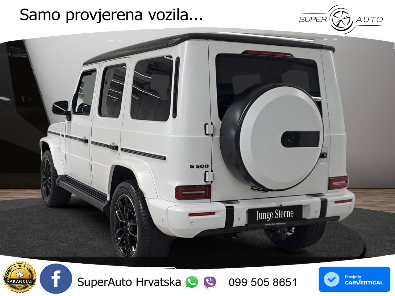 Mercedes G 500 Long (449 KS) 4MATIC 9G-TRONIC Exclusive LED+GR SJED+ACC