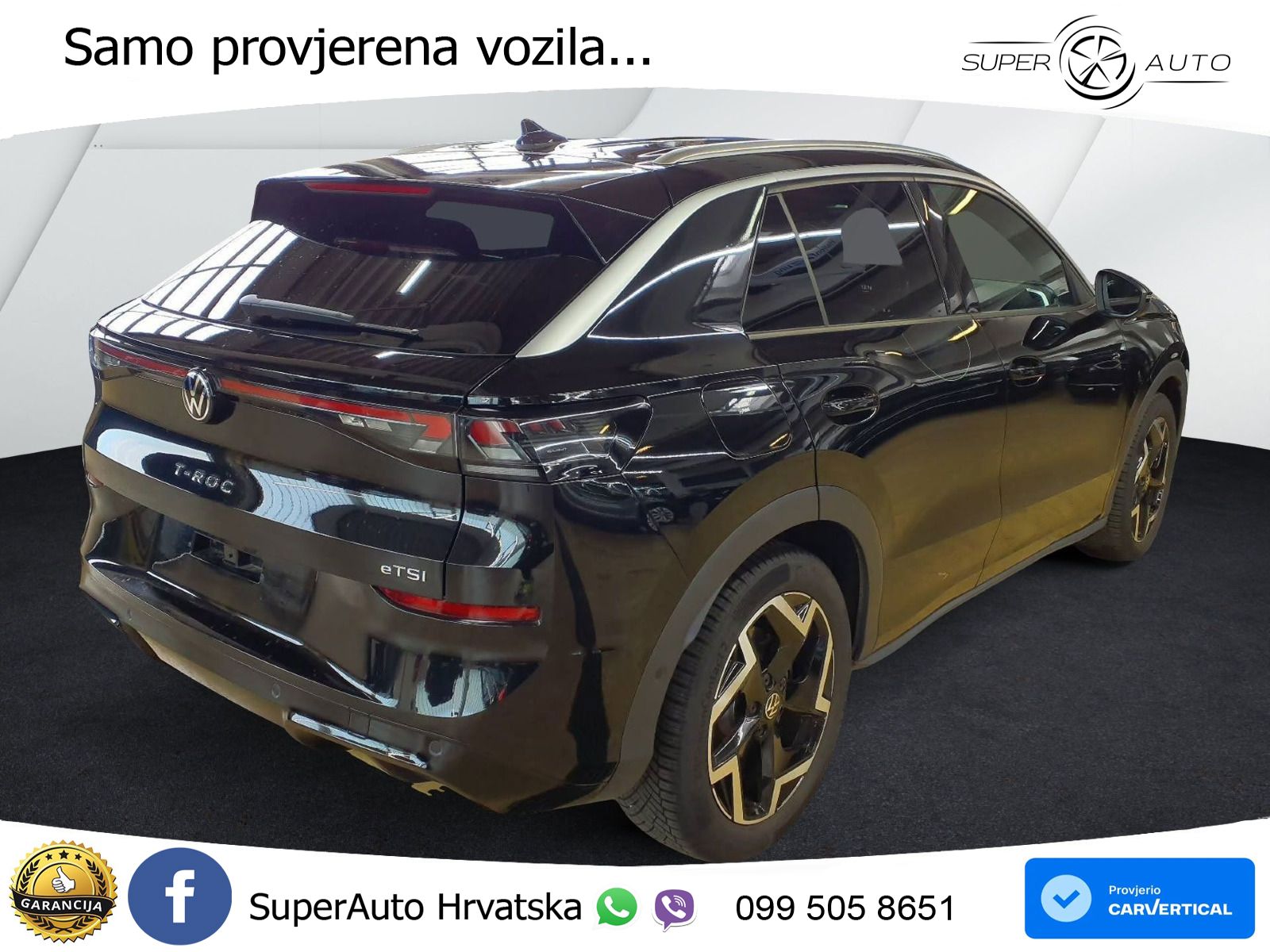 Volkswagen T-Roc 1.5 eTSI (150 KS)  DSG R-Line LED+GR SJED+ACC