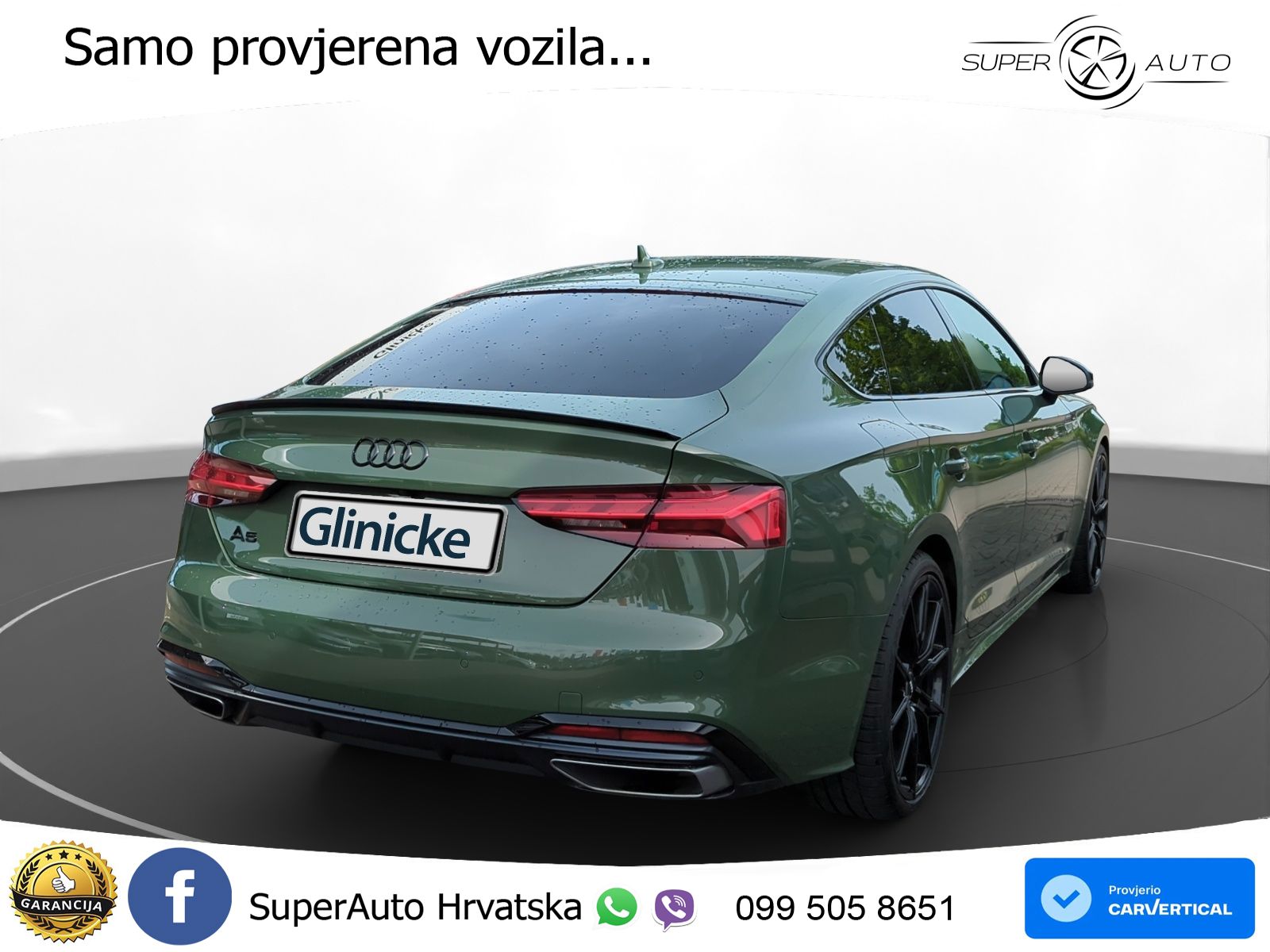Audi A5 Sportback 40 TFSI (190 KS) S tronic S line MATRIX+GR SJED+KAM