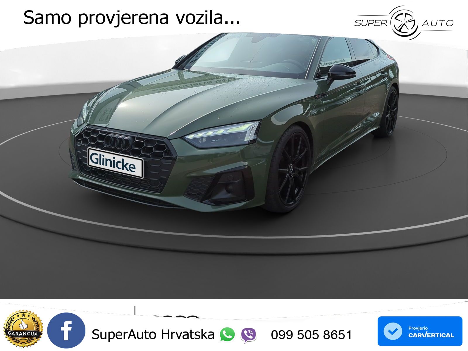 Audi A5 Sportback 40 TFSI (190 KS) S tronic S line MATRIX+GR SJED+KAM
