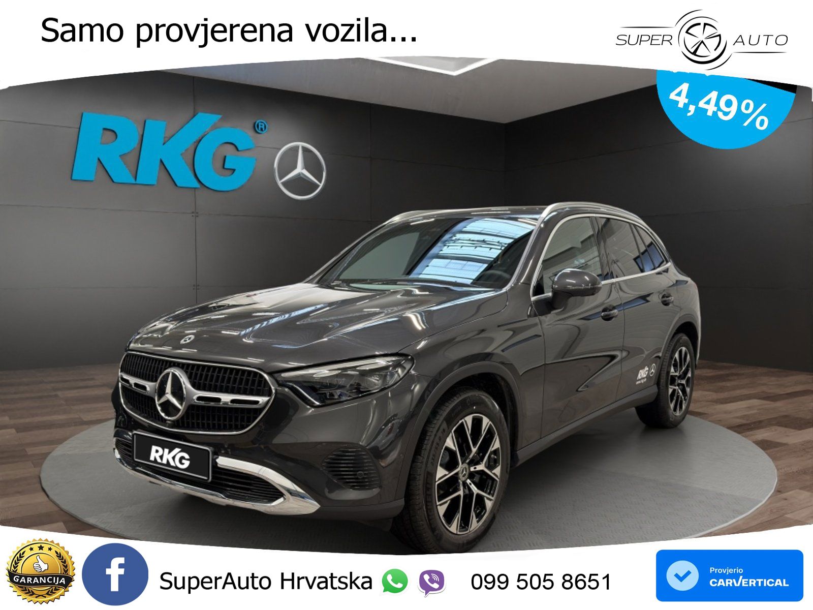 Mercedes GLC 220d (197 KS) 4MATIC 9G-TRONIC LED+GR SJED+ACC