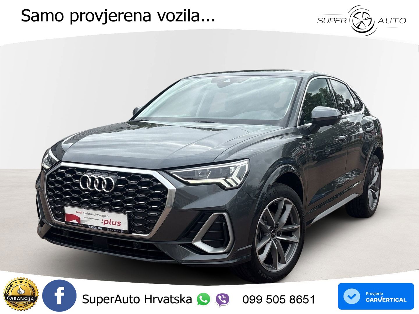 Audi Q3 II Sportback 35 TFSI (150 KS) S tronic S line LED+GR SJED+ACC