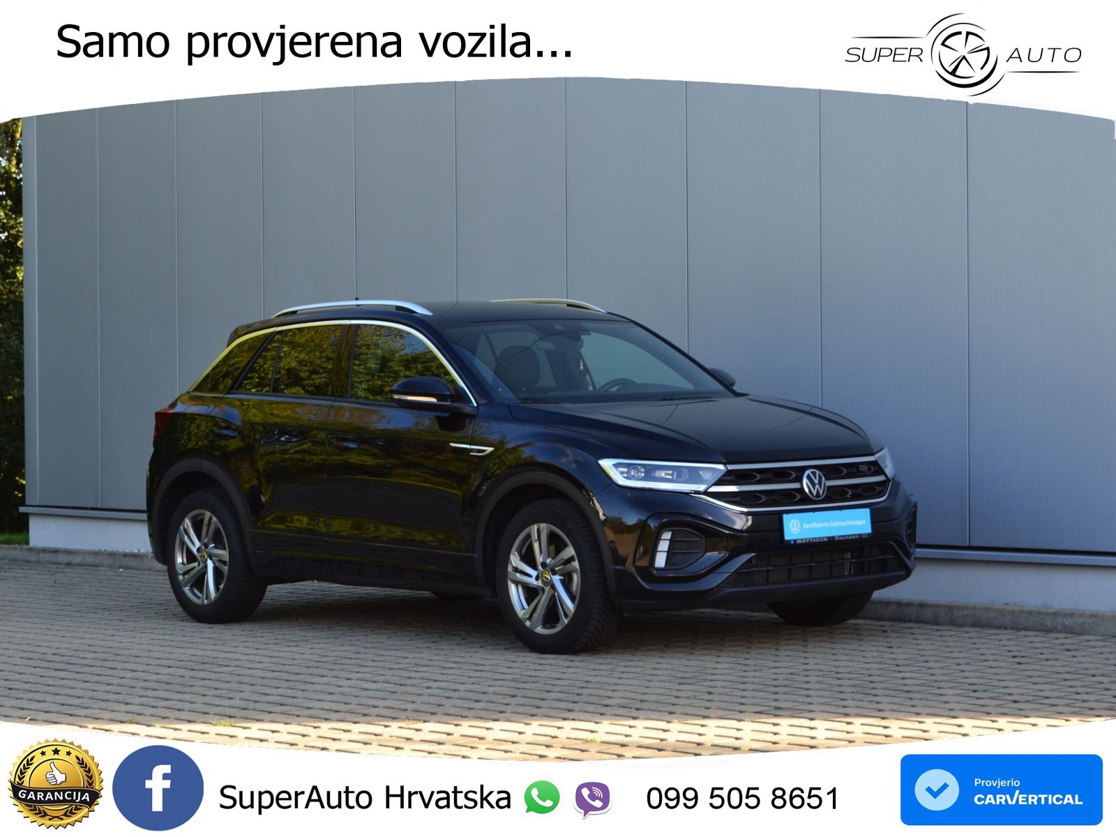 Volkswagen T-Roc 1.5 TSI (150 KS) DSG R-Line LED+GR SJED+ACC