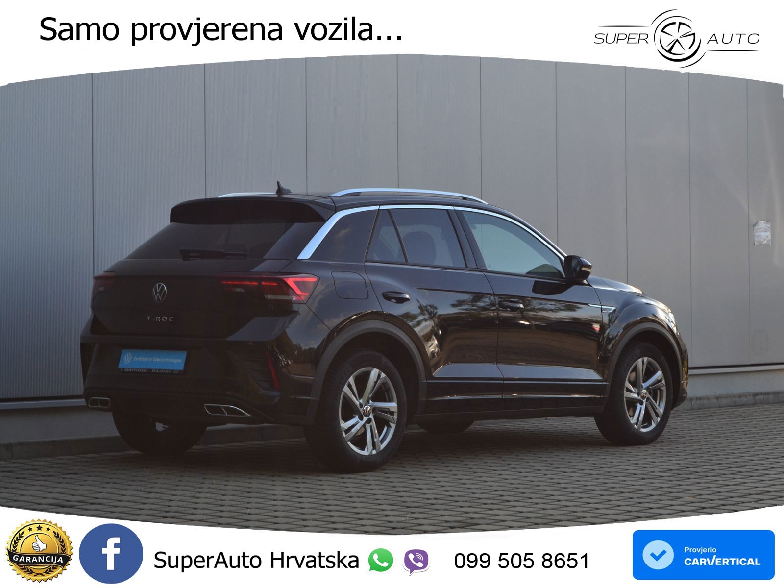 Volkswagen T-Roc 1.5 TSI (150 KS) DSG R-Line LED+GR SJED+ACC