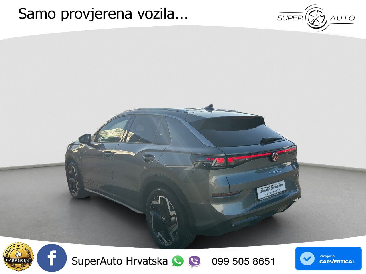 Volkswagen T-Roc 1.5 eTSI (150 KS)  DSG R-Line LED+GR SJED+ACC