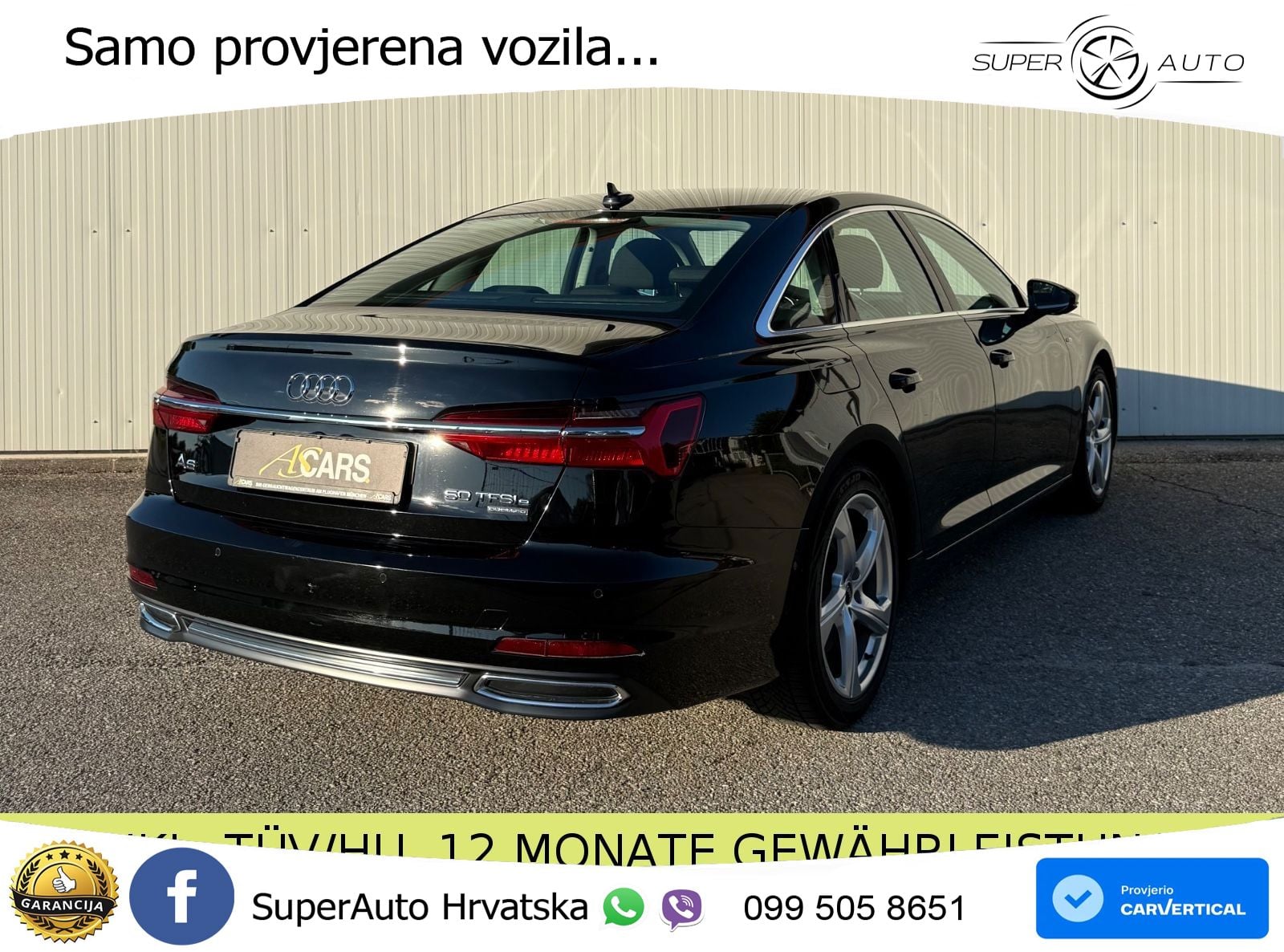 Audi A6 50 TFSIe (299 KS) quattro ultra S tronic S line