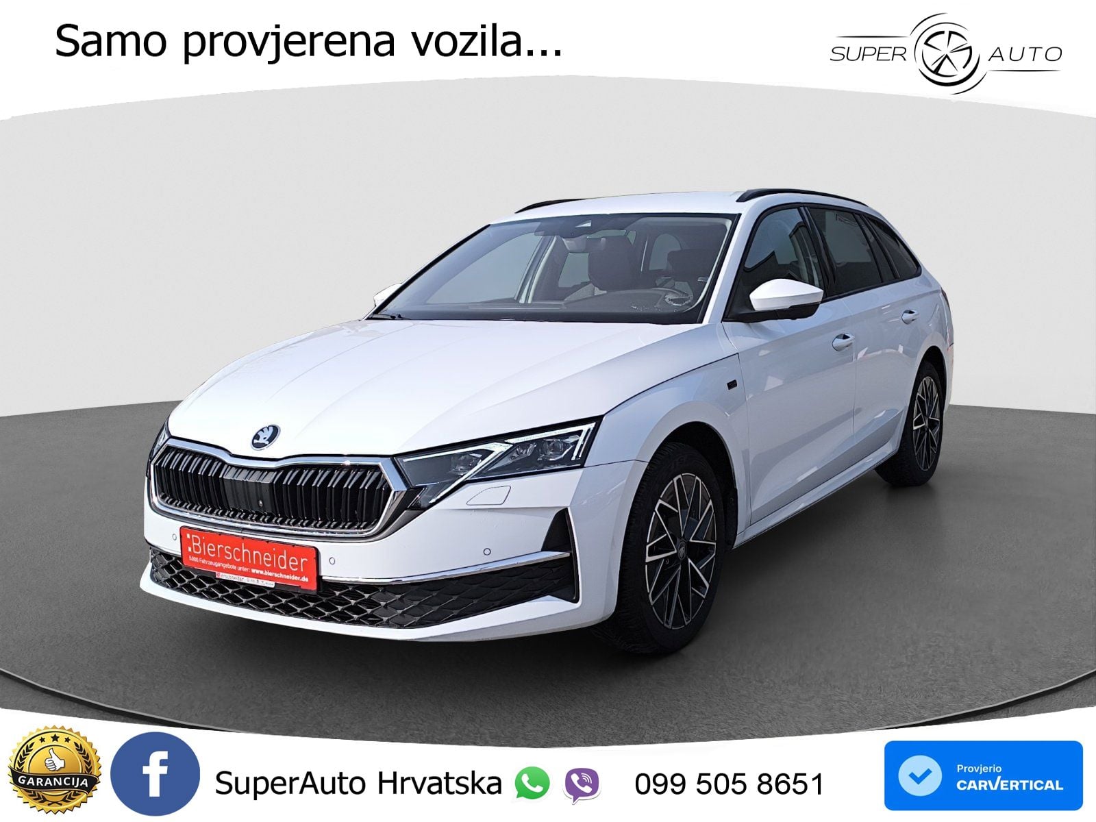 Škoda Octavia Combi 2.0 TDI (150 KS) DSG LED+GR SJED+ACC