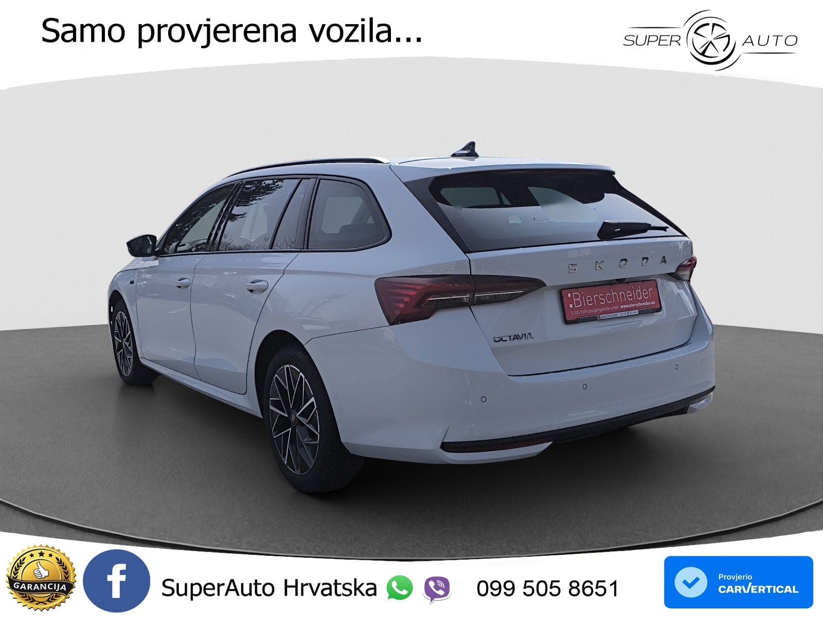 Škoda Octavia Combi 2.0 TDI (150 KS) DSG LED+GR SJED+ACC