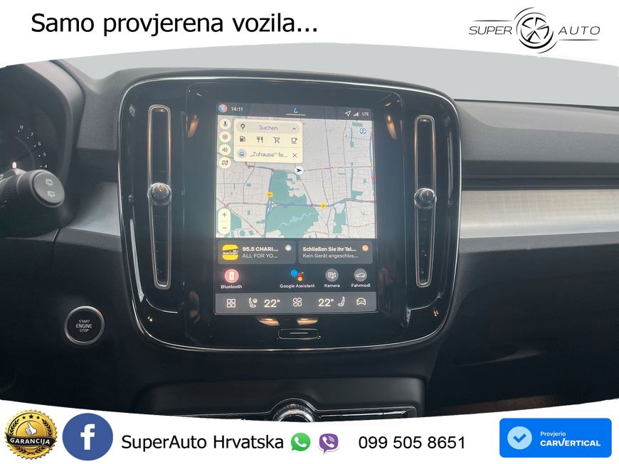 Volvo XC40 2.0 B3 163 KS Automatic LED+GR SJED+ACC