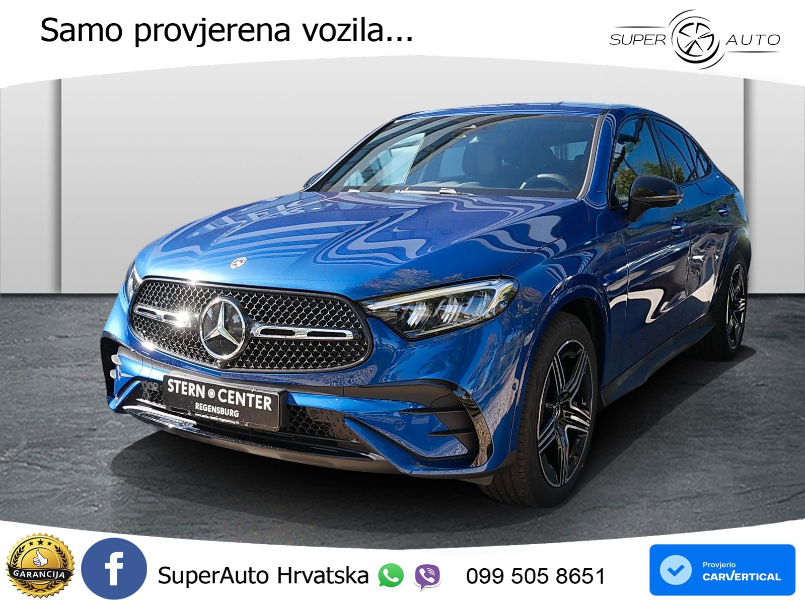 Mercedes GLC Coupe 200 (204 KS) 4MATIC 9G-TRONIC AMG LED+GR SJED+ACC