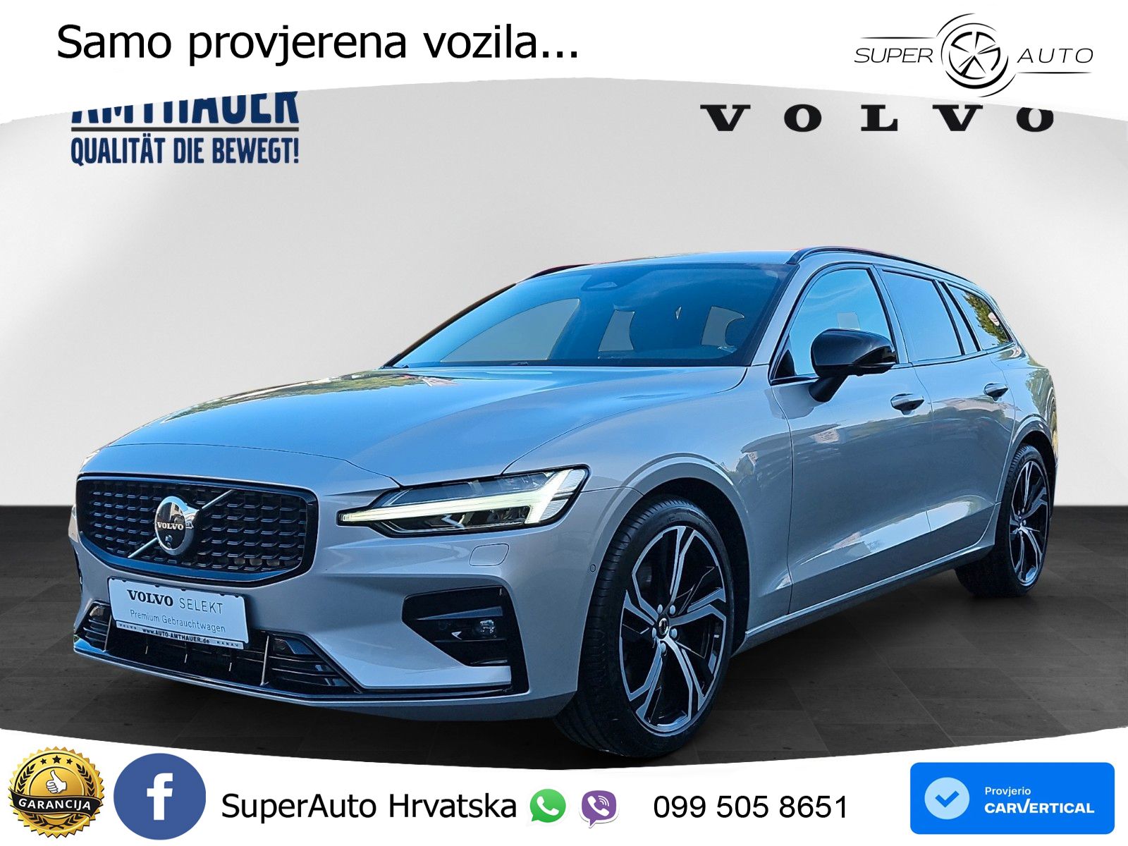 Volvo V60 2.0 B4 Diesel Geartronic LED+GR SJED+ACC