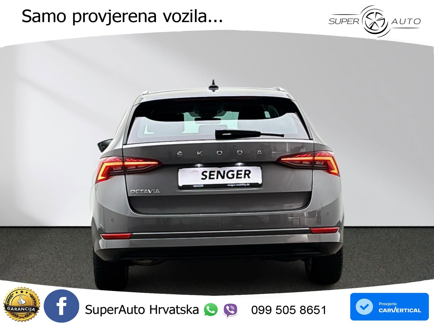 Škoda Octavia Combi 2.0 TDI (150 KS) DSG LED+GR SJED+ACC