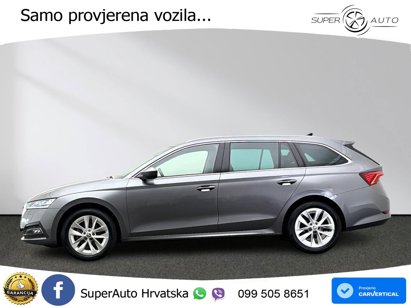 Škoda Octavia Combi 2.0 TDI (150 KS) DSG LED+GR SJED+ACC