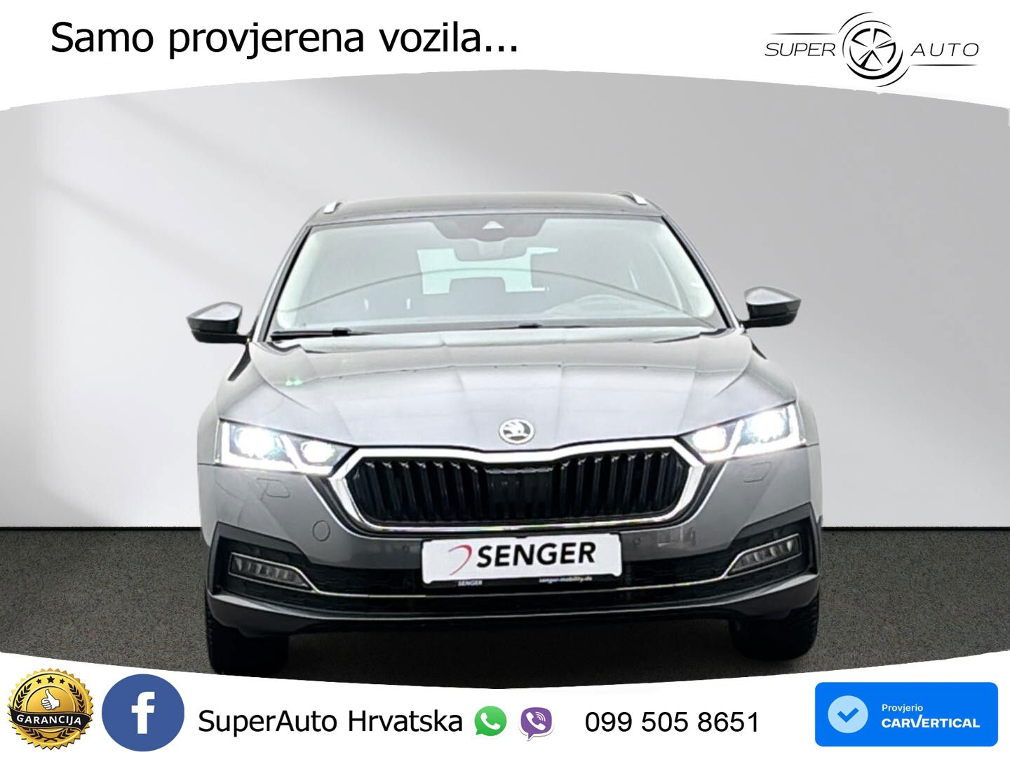 Škoda Octavia Combi 2.0 TDI (150 KS) DSG LED+GR SJED+ACC