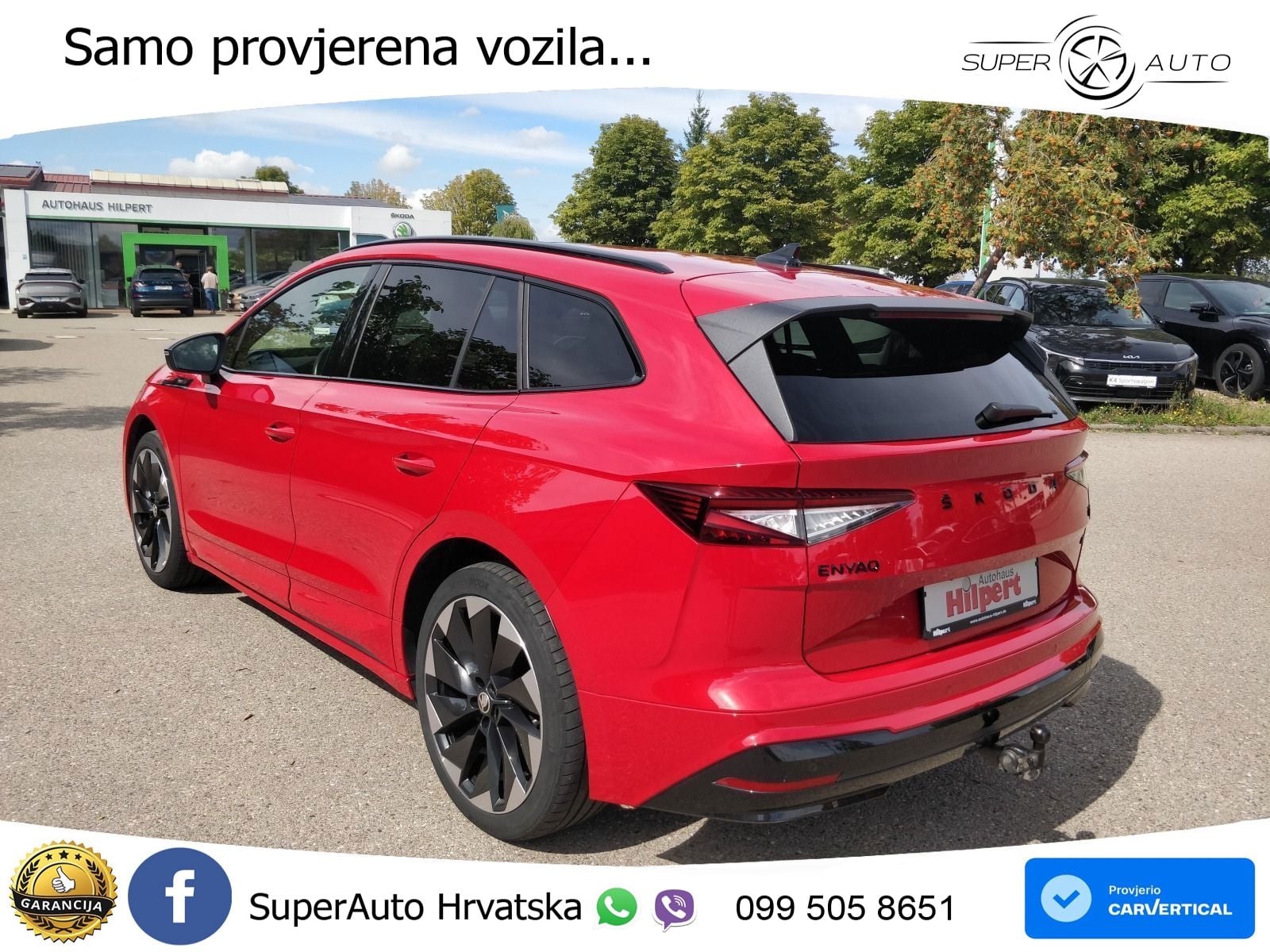 Škoda Enyaq iV 80 82 kWh (204 KS) SportLine LED+GR SJED+ACC