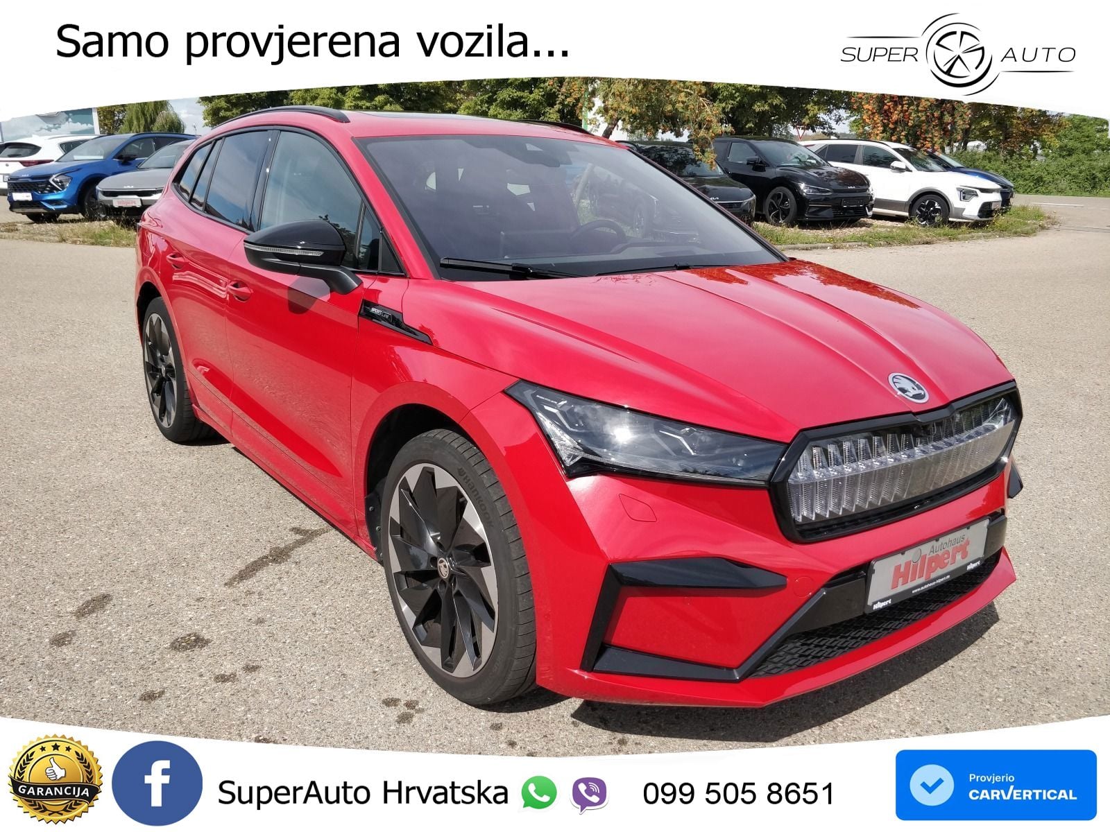 Škoda Enyaq iV 80 82 kWh (204 KS) SportLine LED+GR SJED+ACC