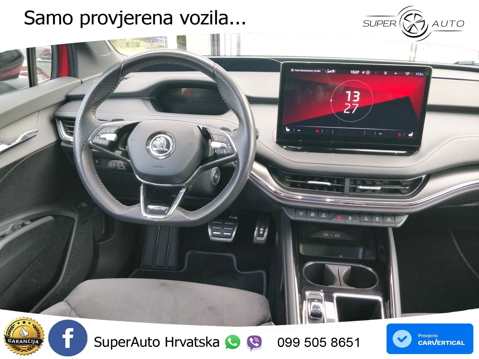 Škoda Enyaq iV 80 82 kWh (204 KS) SportLine LED+GR SJED+ACC