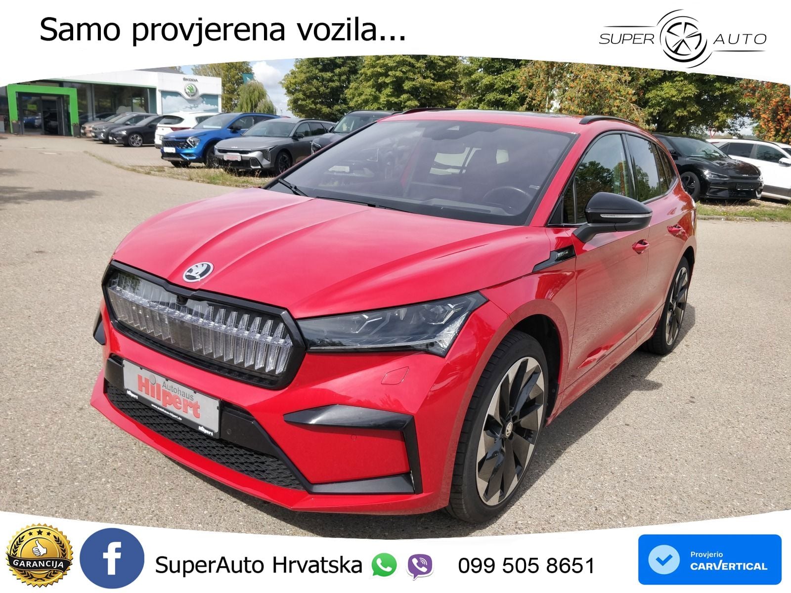 Škoda Enyaq iV 80 82 kWh (204 KS) SportLine LED+GR SJED+ACC