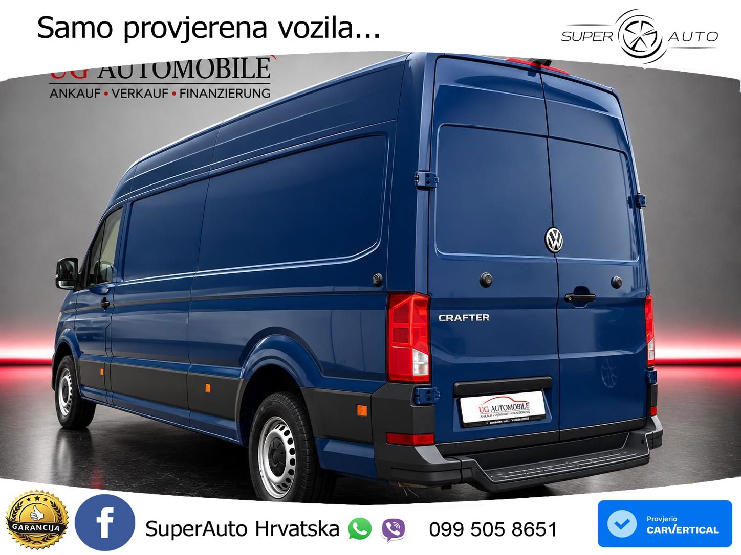 Volkswagen Crafter Kasten 35 lang Hochdach FWD * R-KAMERA * 140 KS