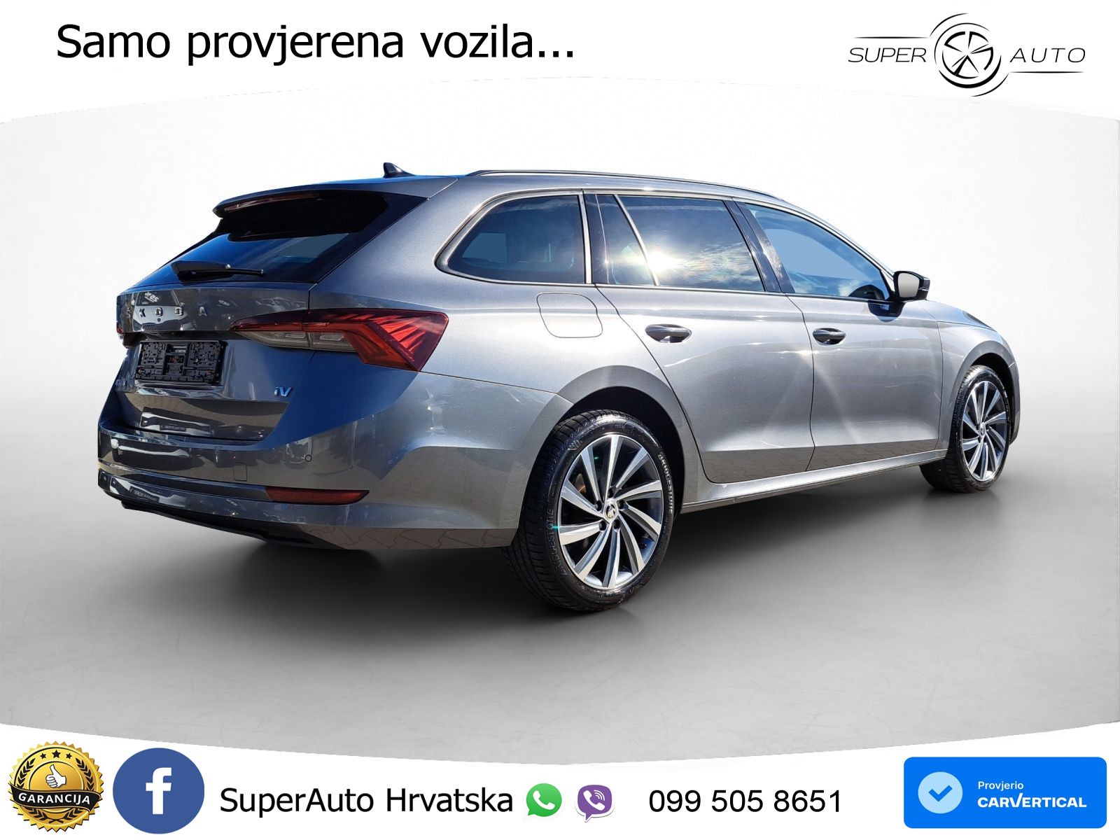 Škoda Octavia Combi iV 1.4 TSI (204 KS) DSG LED+GR SJED+ACC