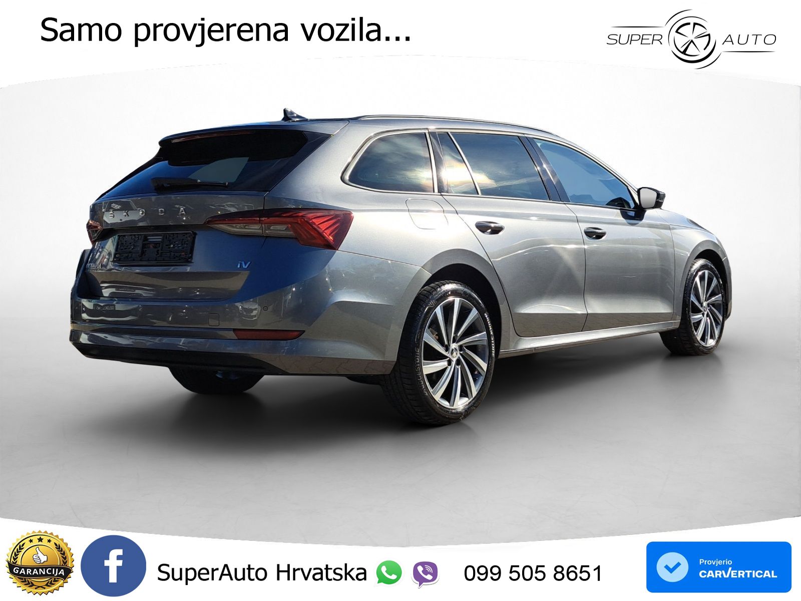 Škoda Octavia Combi iV 1.4 TSI (204 KS) DSG LED+GR SJED+ACC