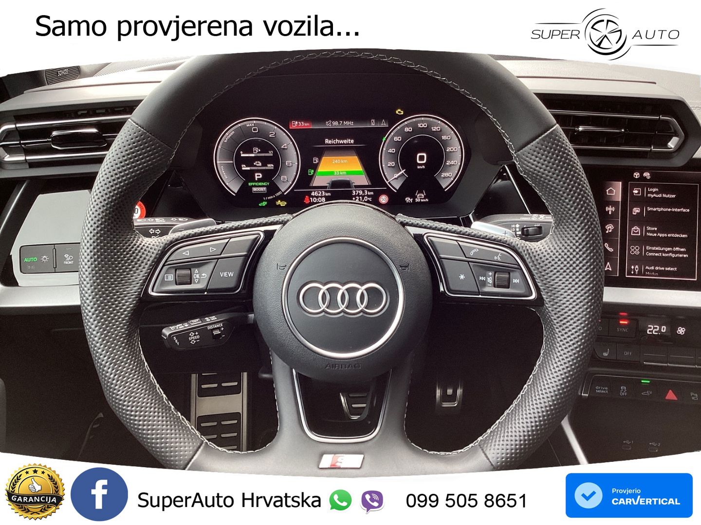 Audi A3 Sportback 40 TFSI e (204 KS) Plug-in Hybrid S tronic S line MATRIX+GR SJED+KAM