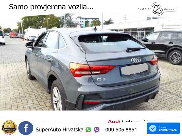 Audi Q3 Sportback 45 TFSIe (245 KS) S tronic LED+GR SJED+ACC