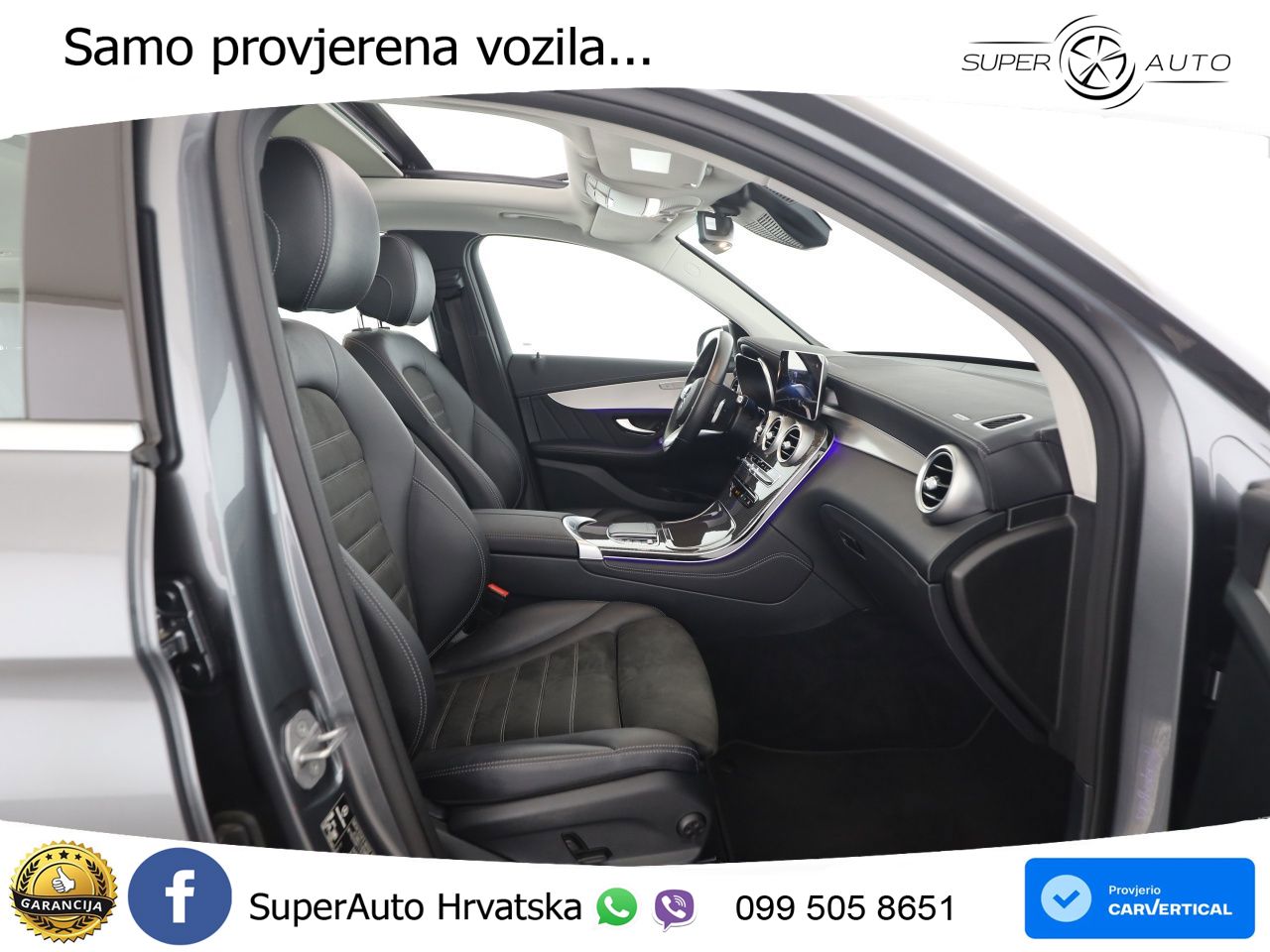 Mercedes GLC 300de (306 KS) 4MATIC 9G-TRONIC AMG ZRAČNI+ACC+GR SJED+360+PANO