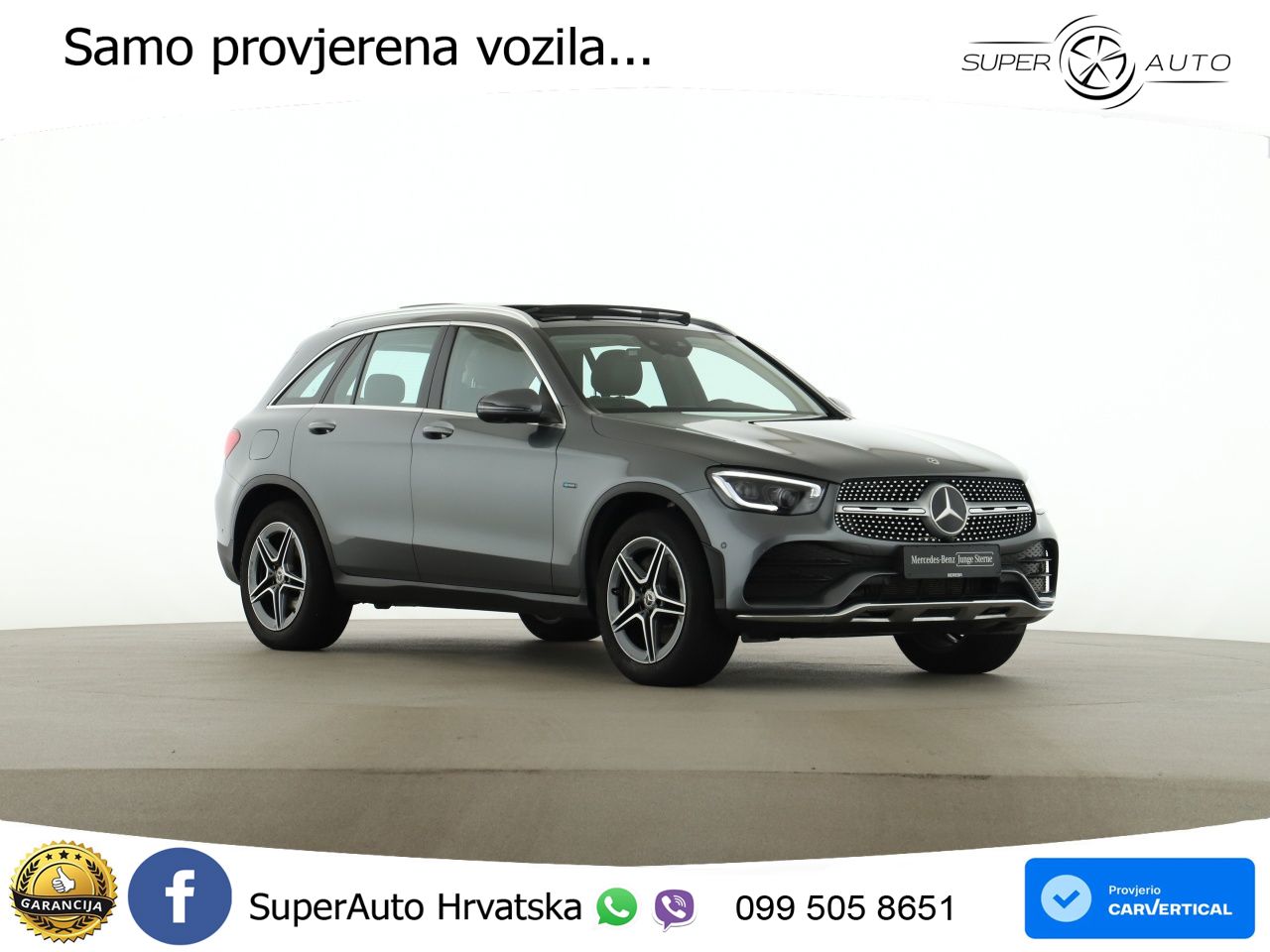 Mercedes GLC 300de (306 KS) 4MATIC 9G-TRONIC AMG ZRAČNI+ACC+GR SJED+360+PANO