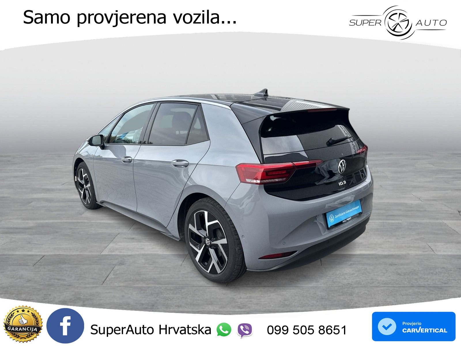 Volkswagen ID.3 Pro 62 kWh (204 KS) LED+GR SJED+ACC