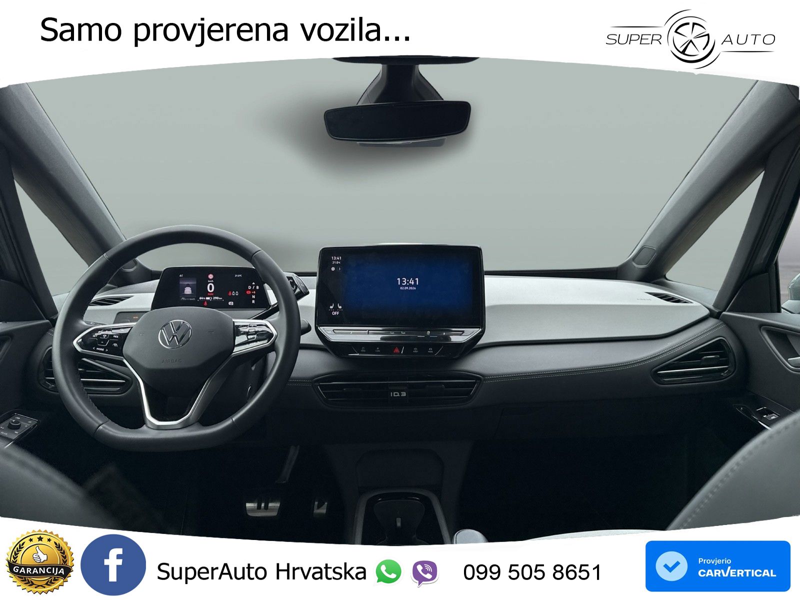 Volkswagen ID.3 Pro 62 kWh (204 KS) LED+GR SJED+ACC