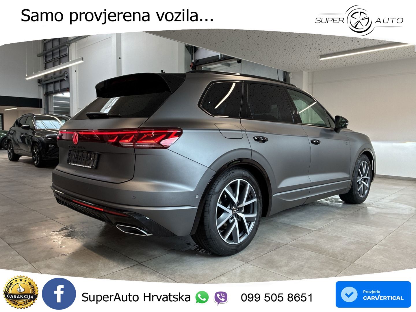 Volkswagen Touareg 3.0 V6 TDI (286 KS) 4MOTION Tiptronic ZRAČNI+ACC+GR SJED+KAM+PANO